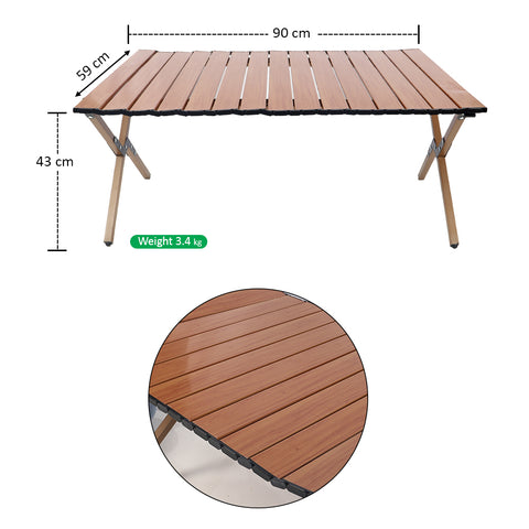 Lightweight camping table