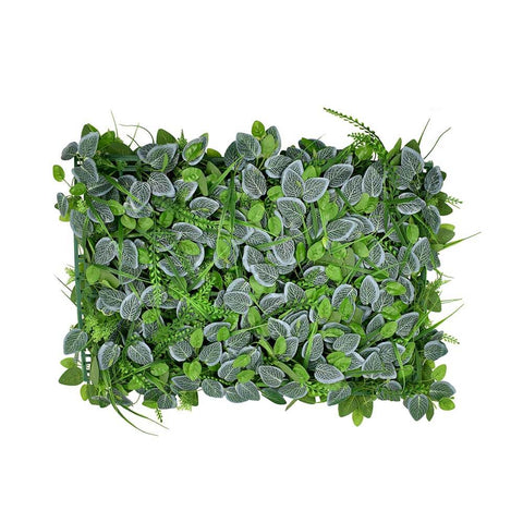 Artificial leaves wall grass
