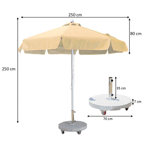 Large patio umbrella