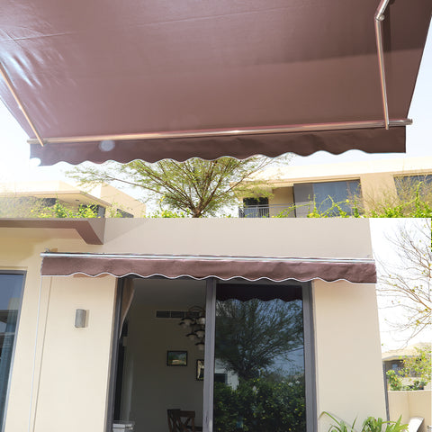 Backyard awning