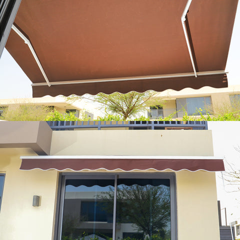 Outdoor sunscreen shades