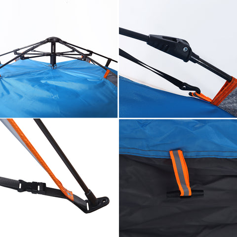 Foldable Polyester Pop-up Camping Tent(tent only)
