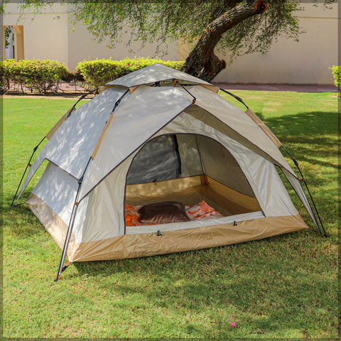 Polyester pop up tent