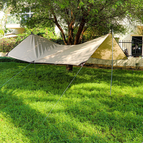 Lightweight waterproof tent tarp