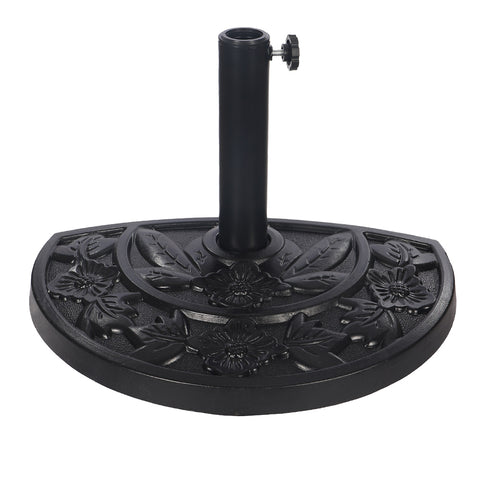 half round parasol base umbrella stand