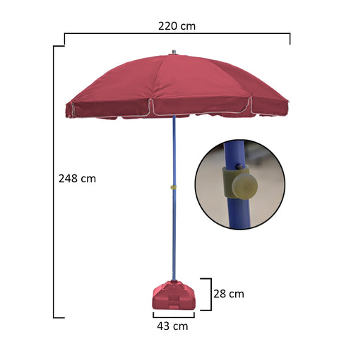 Stay cool & sun-safe on sandy shores with our top-rated beach umbrellas! Lightweight, durable & stylish - your perfect beach day awaits!