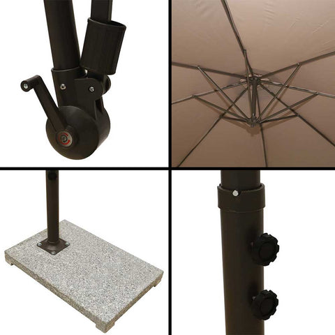Free standing patio umbrella