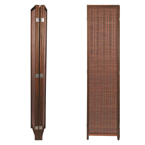 Wooden folding screen