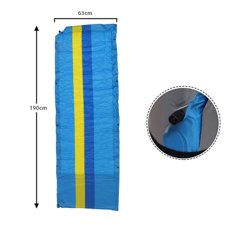 Inflatable camping mattress
