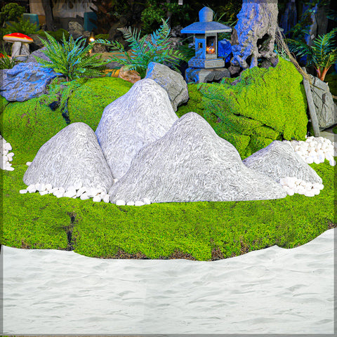 حجر حديقة مزخرف على طراز الجرانيت