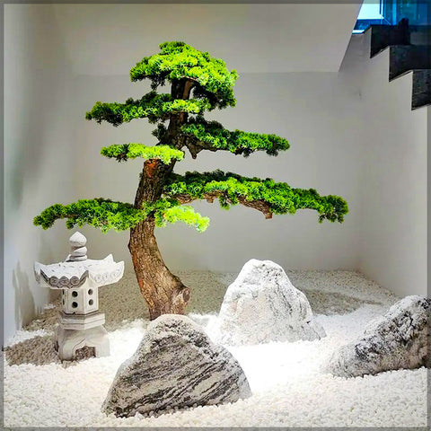 قطعة واحدة من أحجار الراتنج الزخرفية لترتيب الحديقة (حجر فقط)