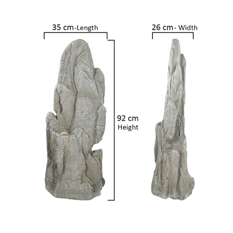 Stone garden sculpture