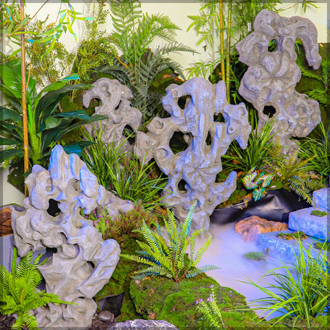Natural stone statue
