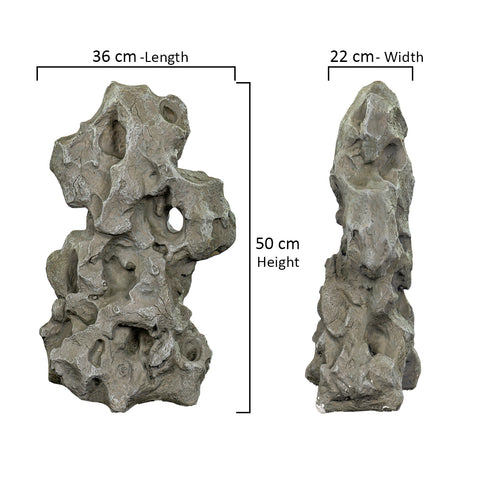 Stone garden sculpture