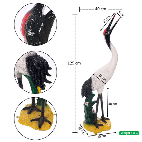 Decorative flamingo statue
