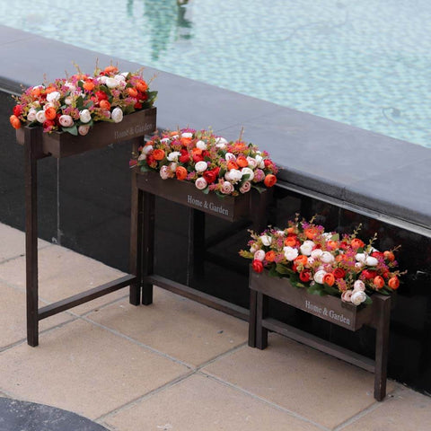 3 tier wooden plant stand