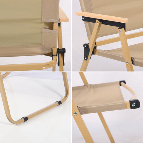 Wooden armrest chair