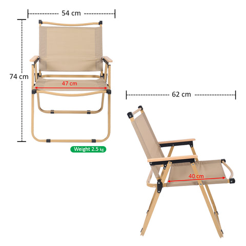 Foldable camping chair
