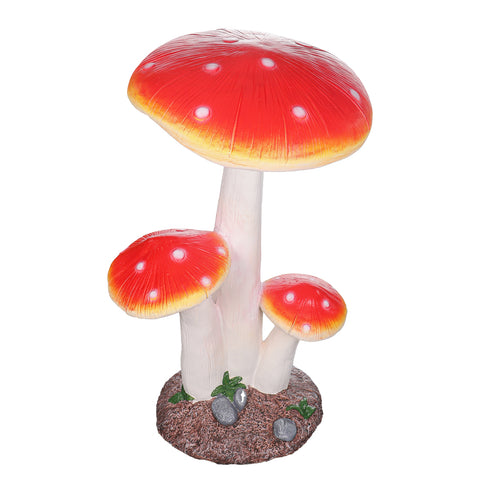 Patio mushroom sculpture