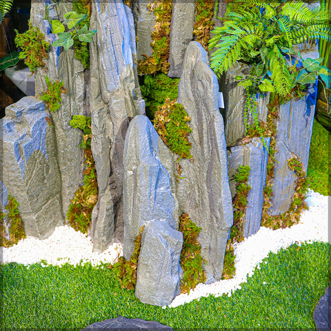 Outdoor decorative rocks