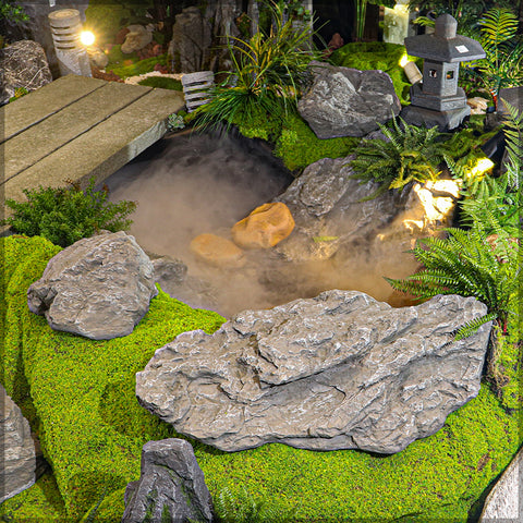 Outdoor rock decoration