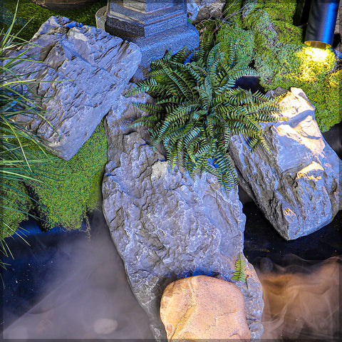 قطعة واحدة من صخور المناظر الطبيعية الكبيرة (حجر فقط)