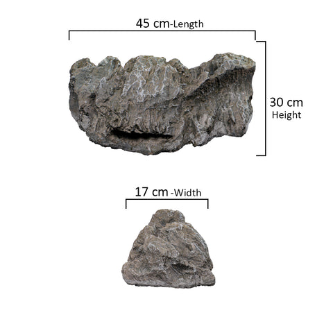 قطعة واحدة من صخور المناظر الطبيعية الكبيرة (حجر فقط)