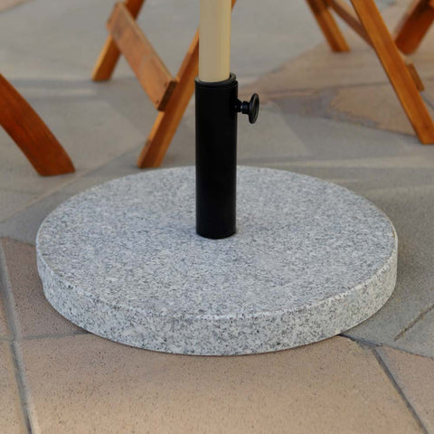 Secure & stylish, our Round Marble Umbrella Base ensures your shade stays put! Add elegance to your patio today - weather-resistant & durable.