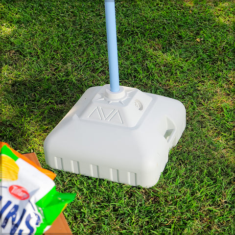 مظلة الشاطئ بقاعدة