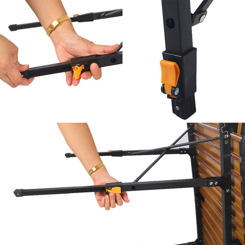 طاولة تخييم قابلة للطي محمولة مع حقيبة (طاولة فقط)