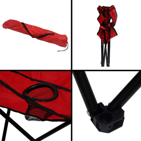 Folding chair with hand rest