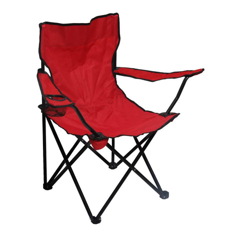 Beach chair with cup holder