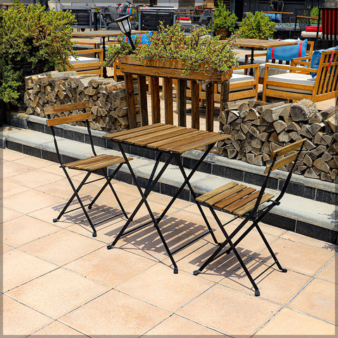 folding dining table and chair Dubai