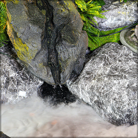 Stone stream waterfall