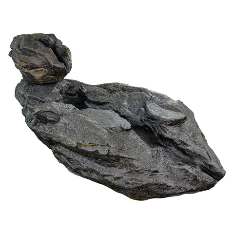 Simulated stone waterfall