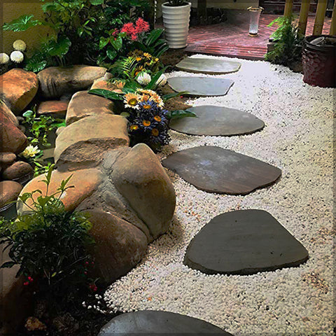 Enhance your garden or home with our Decorative White Stones.