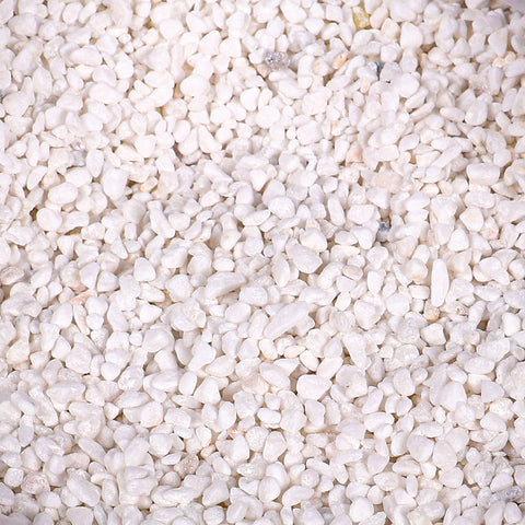 White gravel for garden
