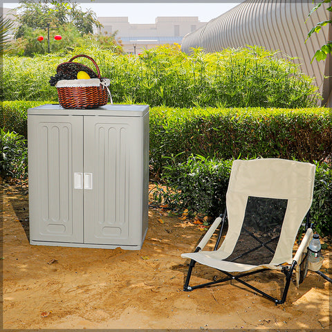 خزانة تخزين داخلية/خارجية متينة (بدون ملحقات)