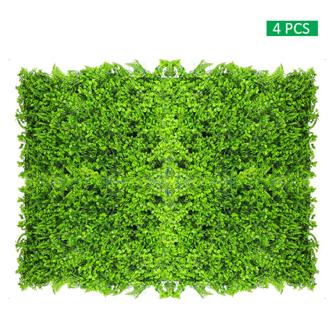 Artificial grass wall panels