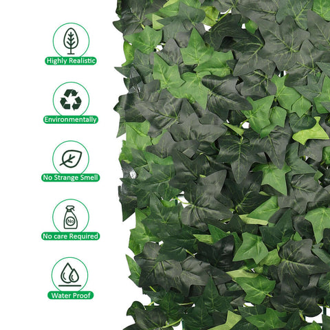 Decorative green wall panel