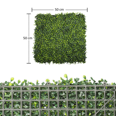 Vertical grass panel