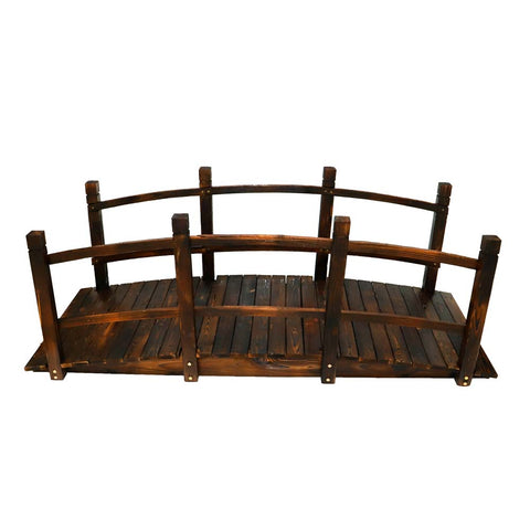 decorative wooden bridge for ponds