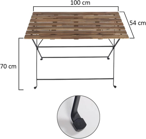 outdoor bistro table set