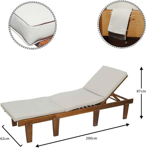 outdoor sun lounger