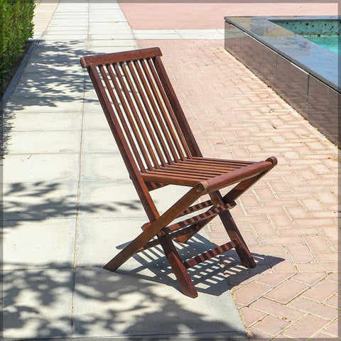 foldable wooden garden chair Dubai