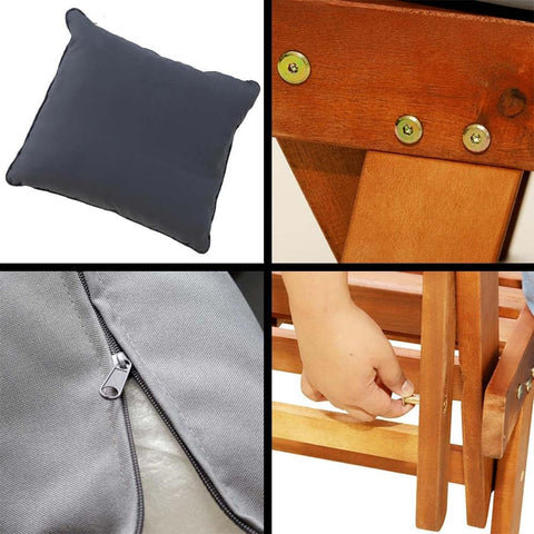 acacia wood outdoor sofa