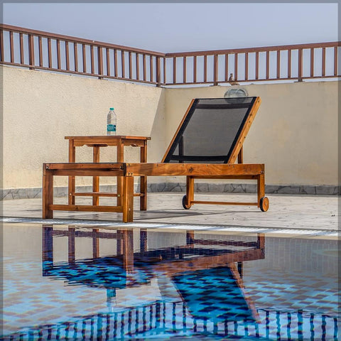 adjustable sun lounger