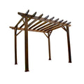 This Solid Wood Garden Pergola Shade is crafted from high-quality wood, providing a sturdy and durable structure for your outdoor space.