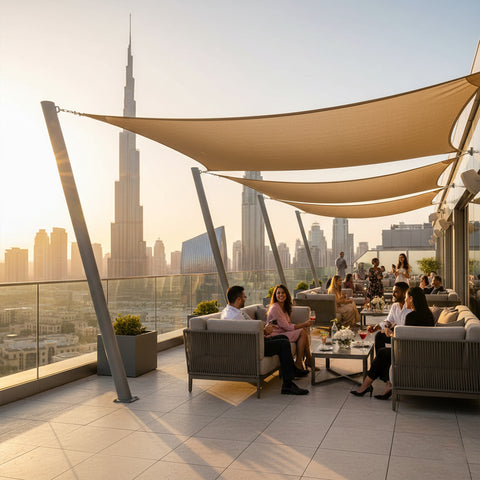 مظلة شراعية واقية من الشمس 400×600 سم (شراع فقط)