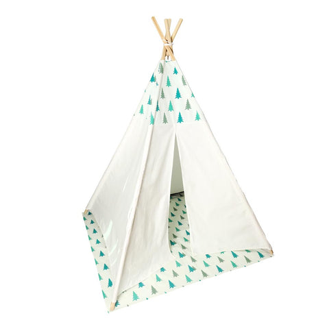 Foldable teepee tent